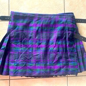 Purple & Green Kilt